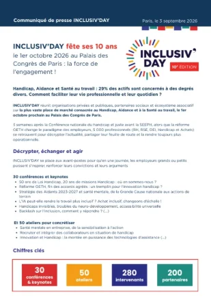 Communiqué de presse J-30