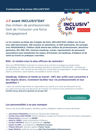 Communiqué de presse J-7