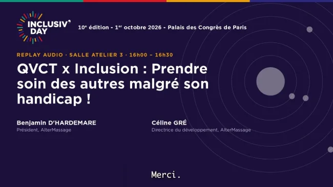 QVCT x Inclusion : Prendre soin des autres malgré son handicap !