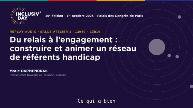 Du relais à l’engagement : construire et animer un réseau de référents handicap