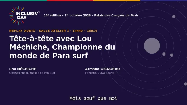 Tête-à-tête avec Lou Méchiche, Championne du monde de Para surf